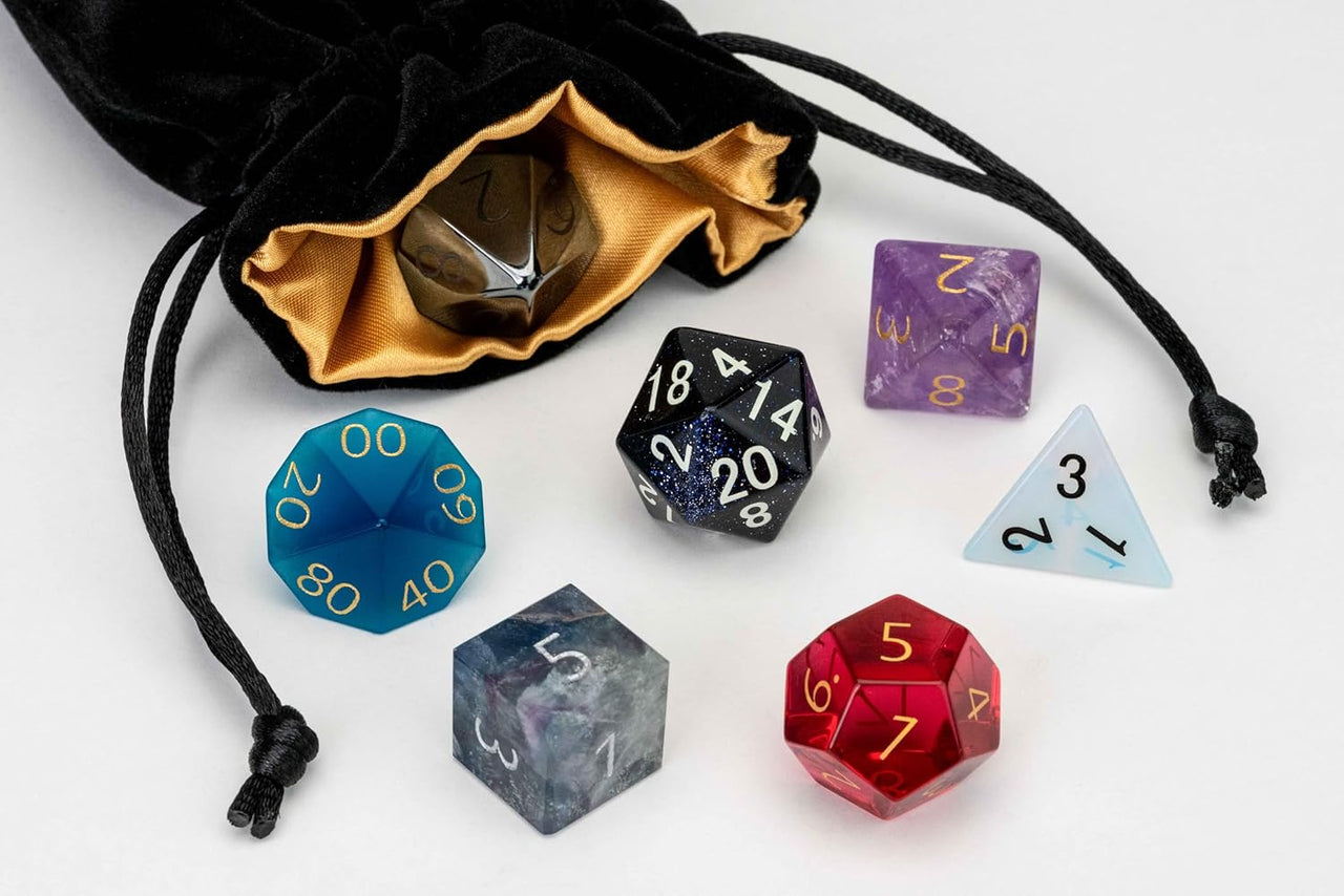 Fanroll Dice: Misfit Mystic Mines 7pc Set: Gemstone