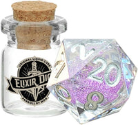 Fanroll Dice: Elixir Liquid Core D20: Sorcerous Swirl (1ct)