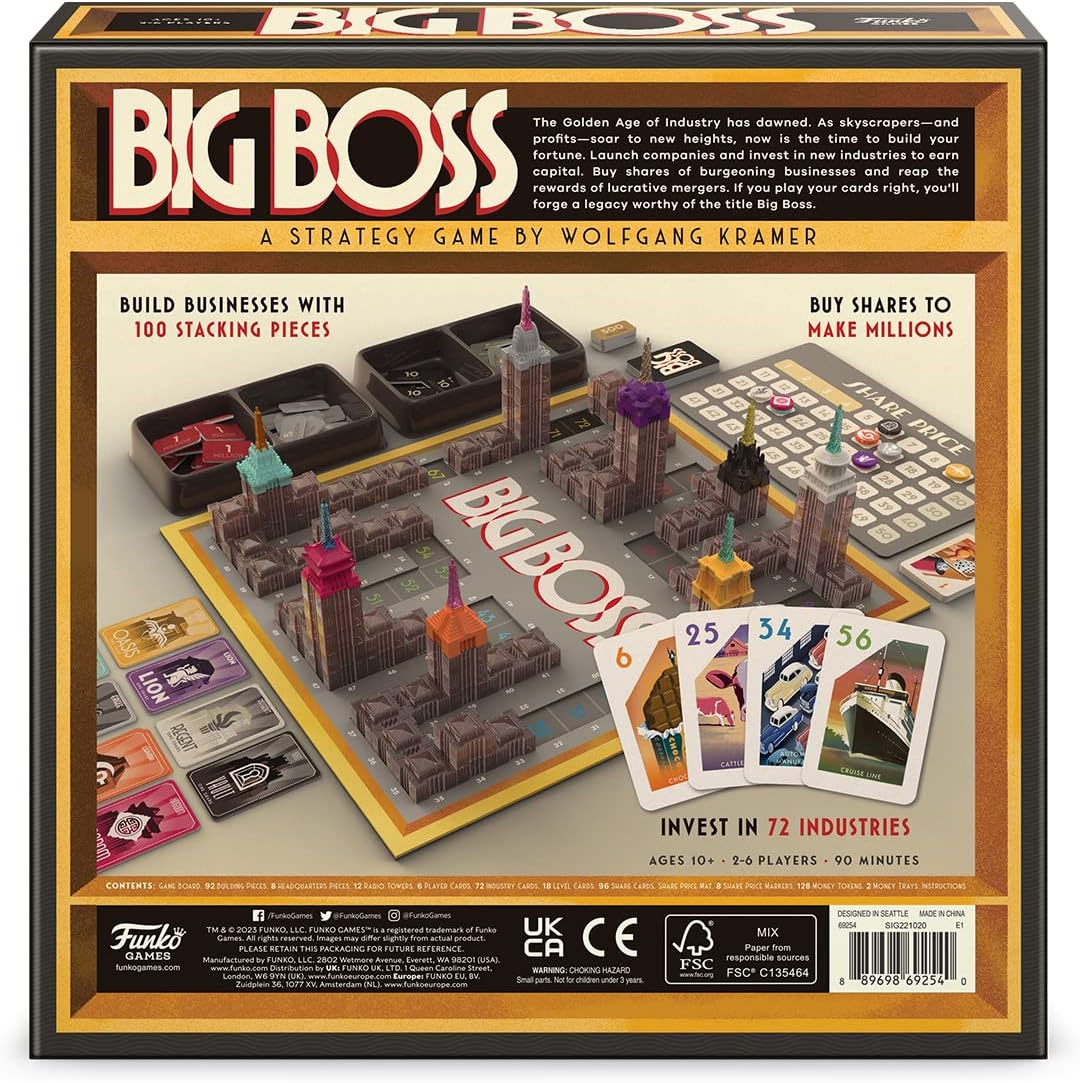 Big Boss: A Strategy Game By Wolfgang Kramer (EN)