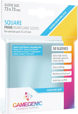 Gamegenic Board Game Sleeves Prime Square-Sized 73 x 73mm (50 sleeves)