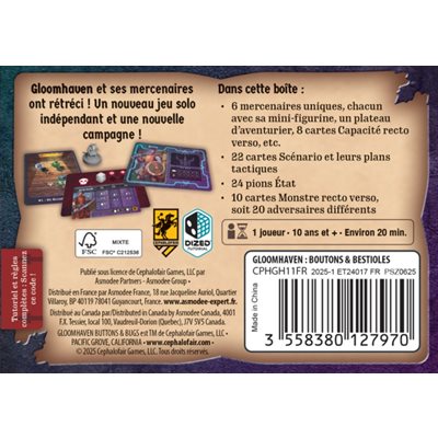 Gloomhaven - Boutons & Bestioles (FR)