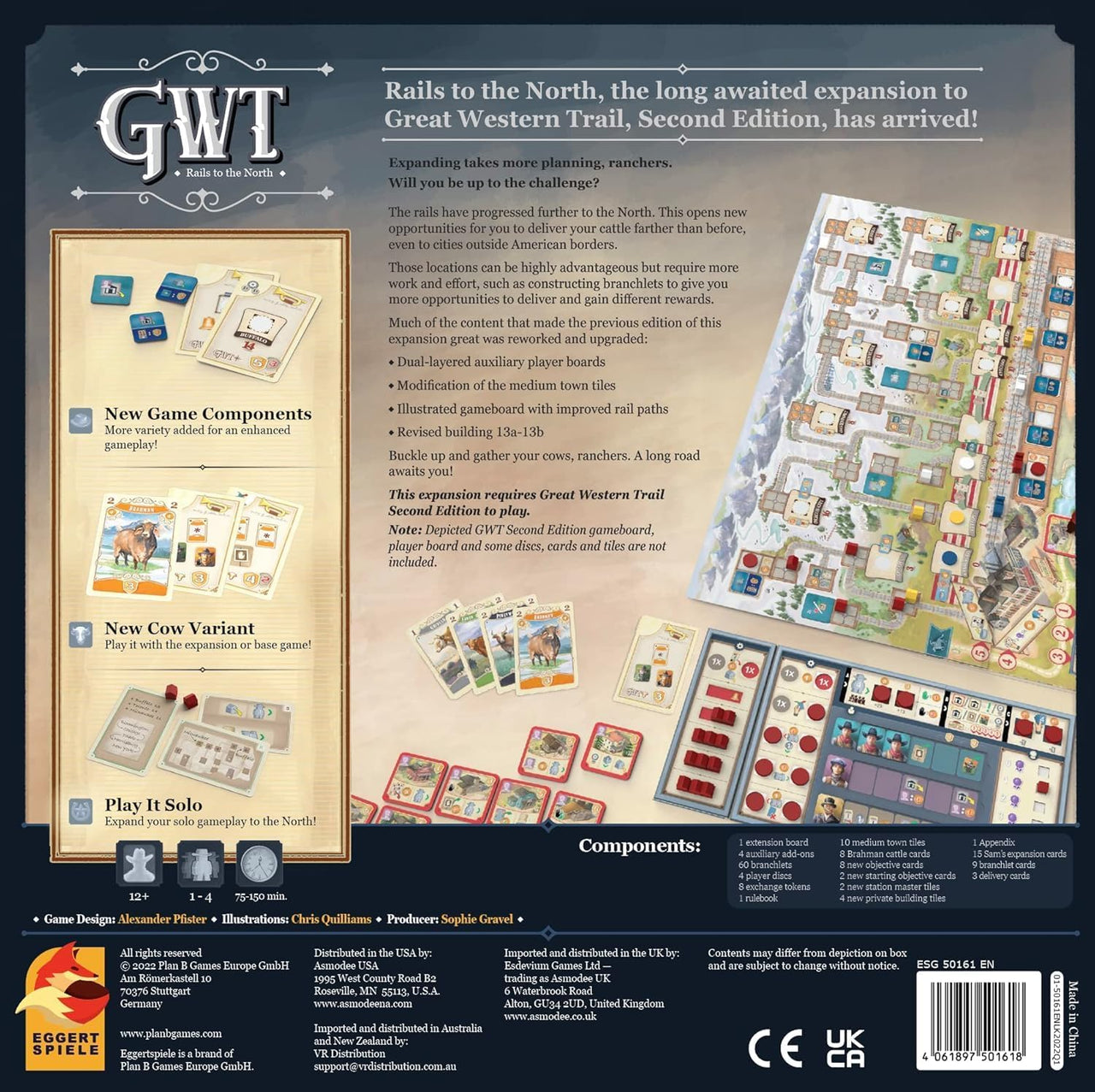 Great Western Trail - Second Edition: Rails to the North (EN)