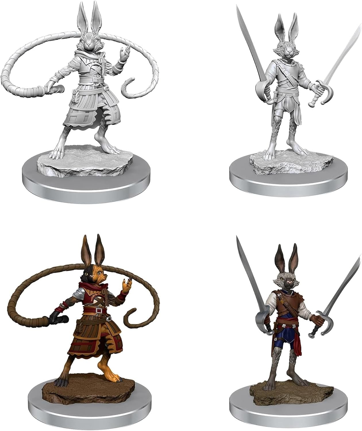 Nolzur's Figurines D&D Non Peinte - Harengon Rogues W17
