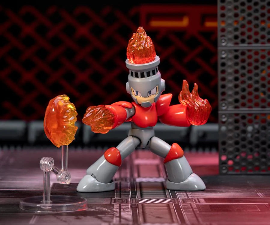 Mega Man : Figurine articulée Fire Man 4,5"