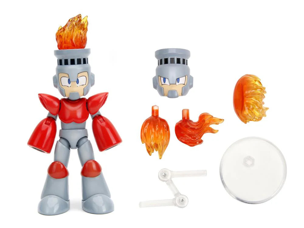 Mega Man : Figurine articulée Fire Man 4,5"
