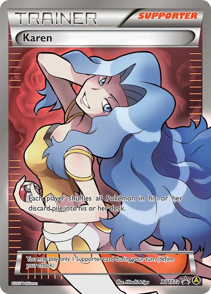 Pokémon TCG - Karen #XY177a Promo