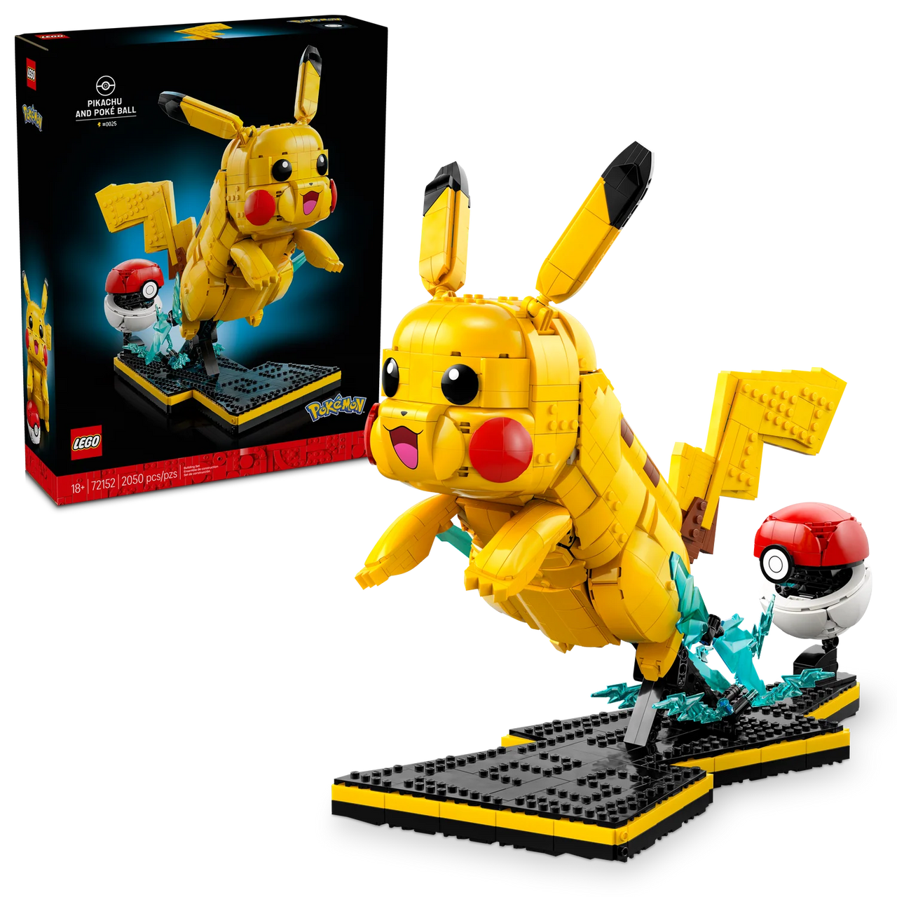 LEGO® Pokémon- Pikachu and Poké Ball 72152