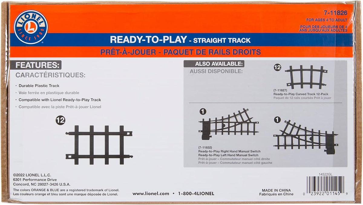 Lionel Train - Ready-to-Play Straight Track Pack