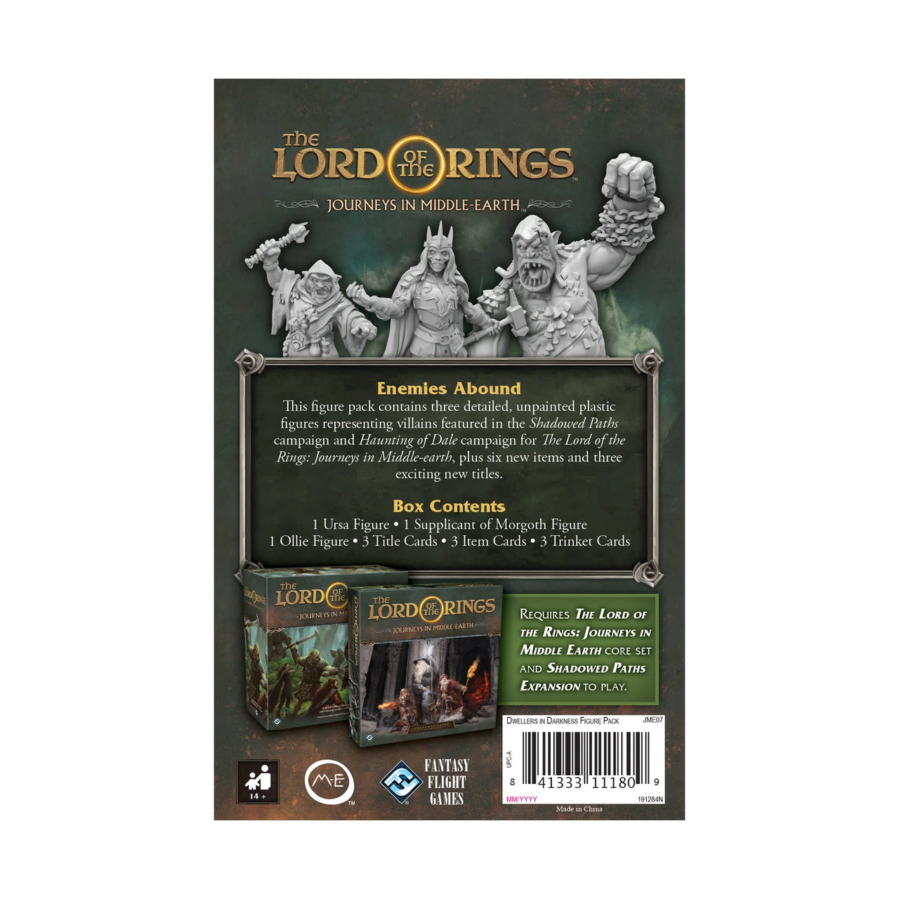 The Lord of the Rings - Journeys in Middle Earth: Dwellers In Darkness Figure Pack (EN)
