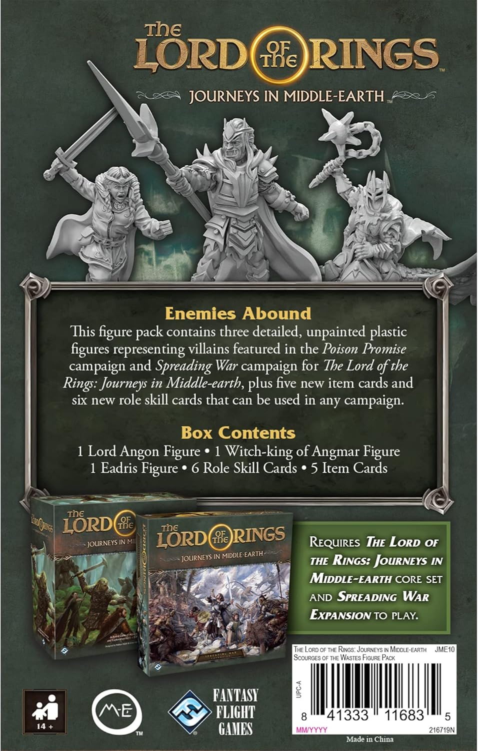 The Lord of the Rings - Journeys in Middle Earth: Scourges of the Wastes Figure Pack (EN)