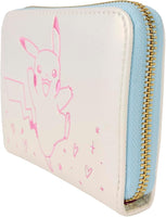Loungefly Pokémon Iridescent Pikachu Zip Around Wallet