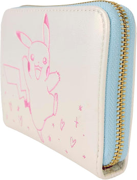 Loungefly Pokémon Iridescent Pikachu Zip Around Wallet
