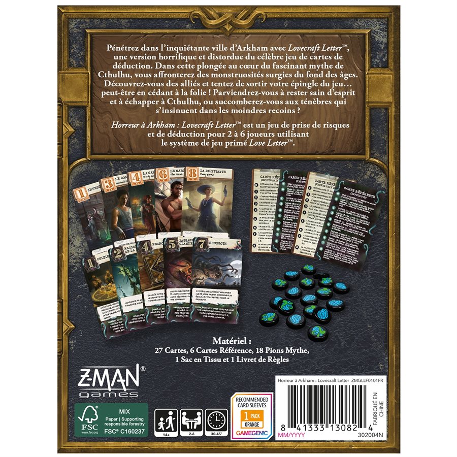 Arkham Horror: Lovecraft Letter (FR)