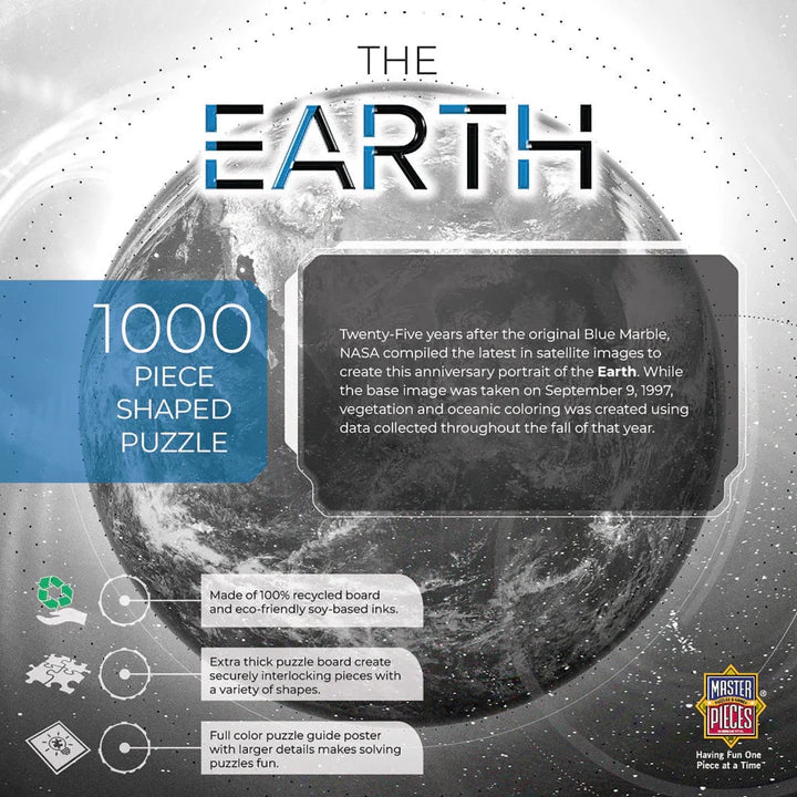 Solar System - Earth- 1000 Pieces Round Jigsaw Puzzle