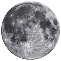 Solar System - The Moon - 1000 Pieces Round Jigsaw Puzzle