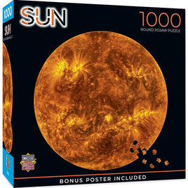 Solar System - The Sun- 1000 Pieces Round Jigsaw Puzzle