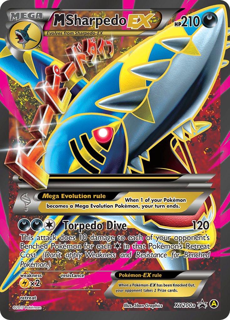 Pokémon TCG - Mega Sharpedo EX #XY200a Promo