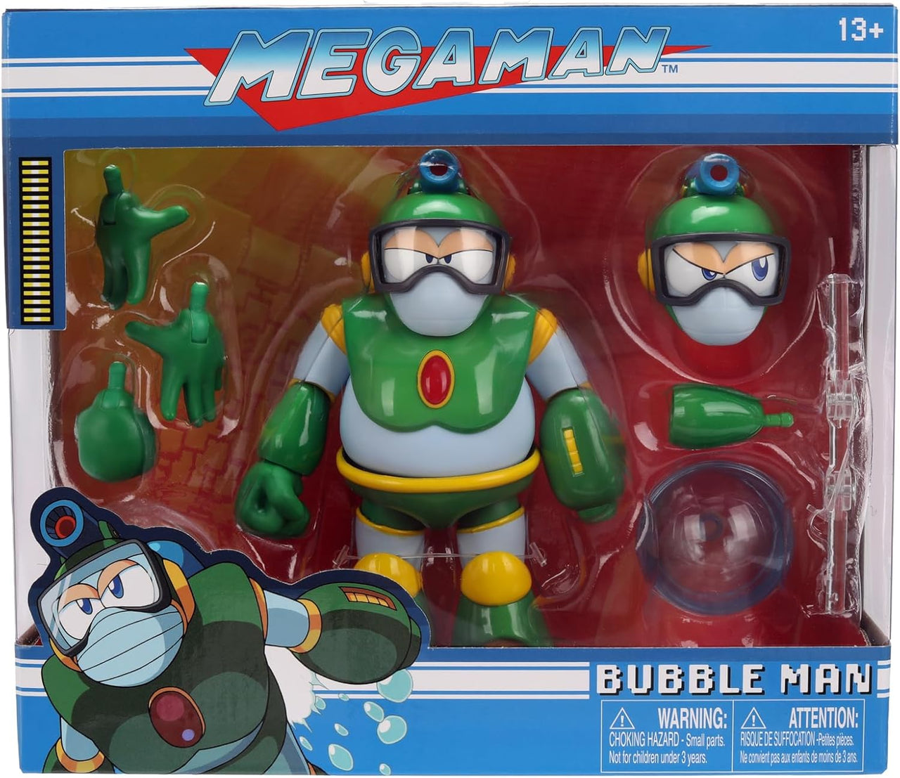 Mega Man Wave 3: Bubble Man Action Figure