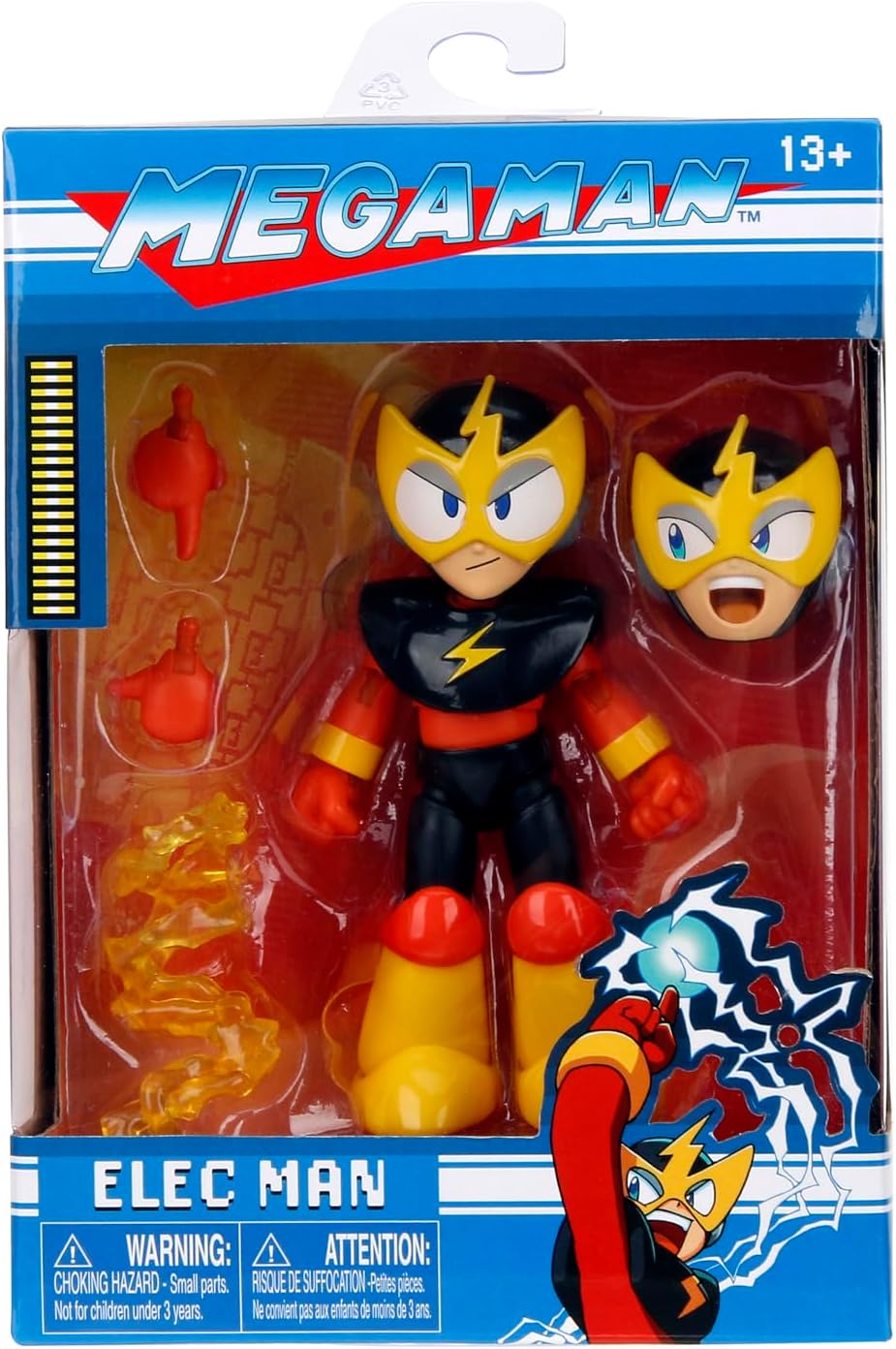 Mega Man : Figurine articulée Elec Man 4,5"