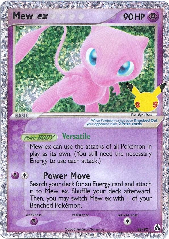 Pokémon TCG - Mew Ex 88 Celebration Carte Simple