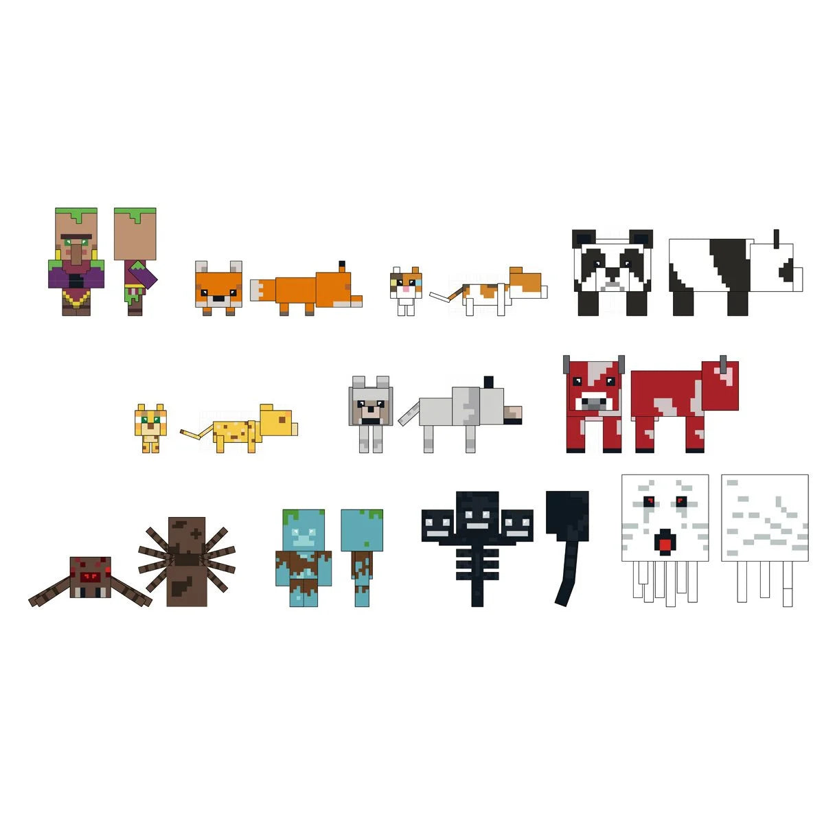 Minecraft 3D Foam Bag Clip - Series #2