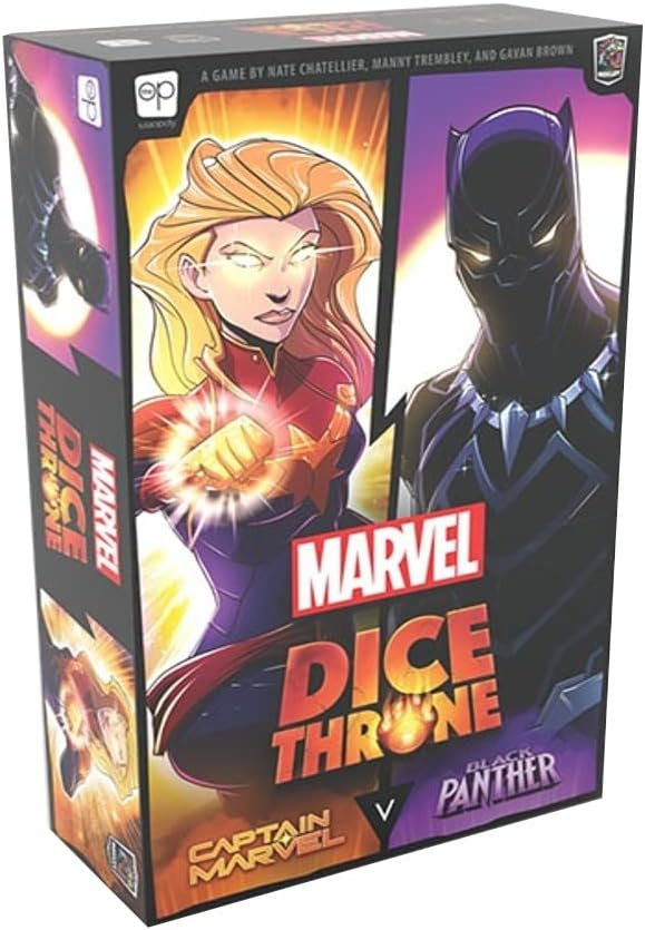 Marvel Dice Throne 2-Hero Box : Captain Marvel & Black Panther