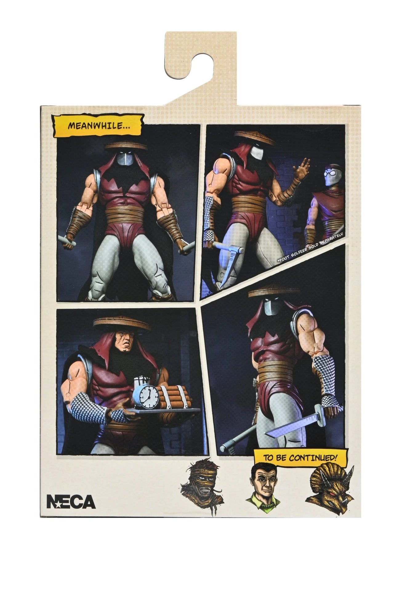 Neca Teenage Mutant Ninja Turtles - Foot Assassin 7" Scale Action Figure (Classic Colors)