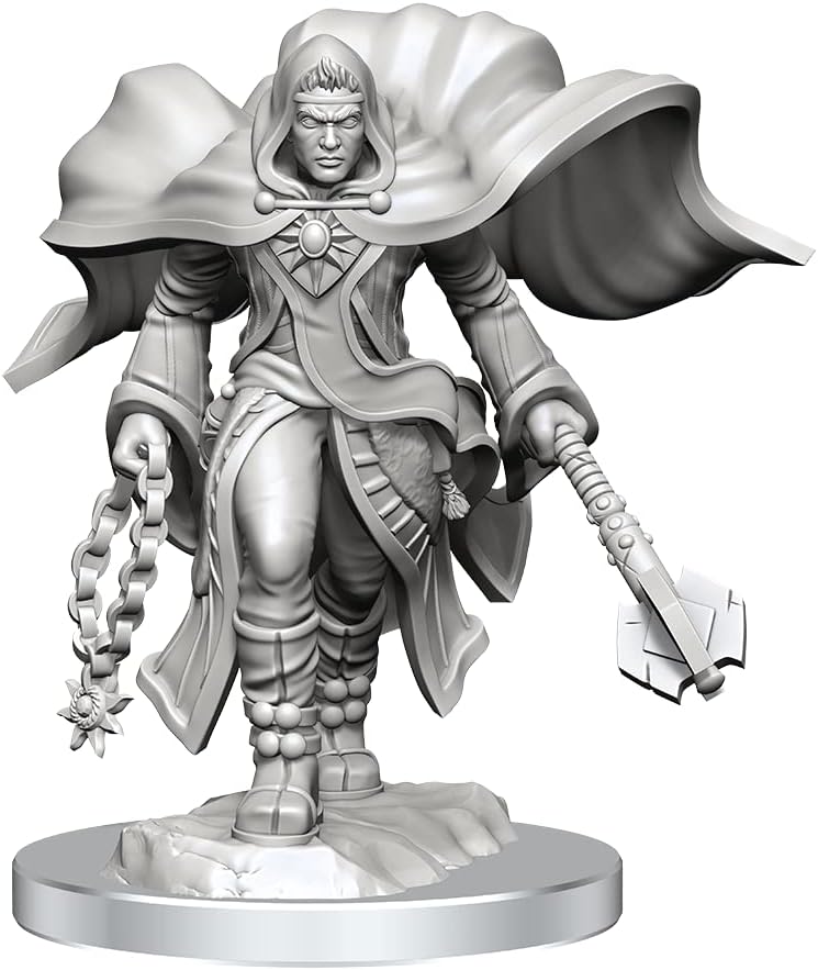 Nolzur's Unpainted D&D Miniatures Aasimar Cleric Male W20