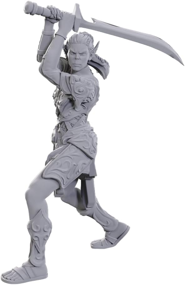 Nolzur's Unpainted D&D Miniatures - Baldur's Gate 3: Lae'zel & Shadowheart