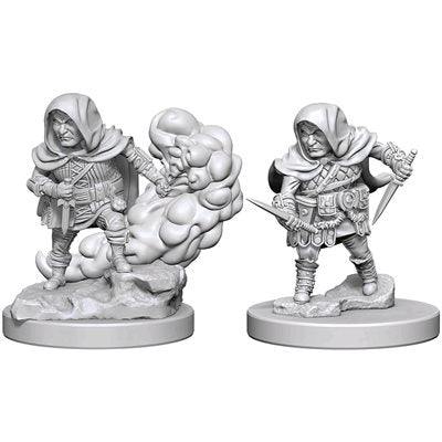 Nolzur's Unpainted D&D Miniatures Halfling Rogue (Male) W1