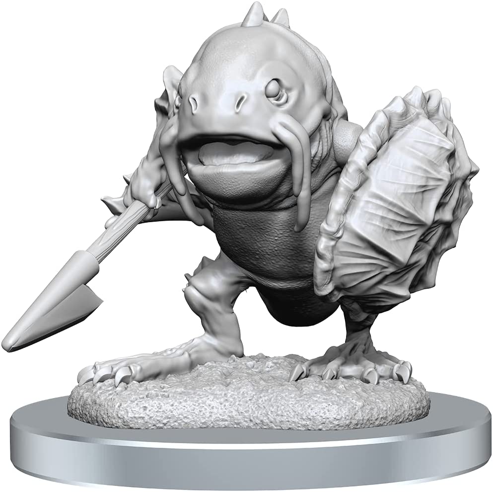 Nolzur's Unpainted D&D Miniatures - Locathah & Seal Wave 20
