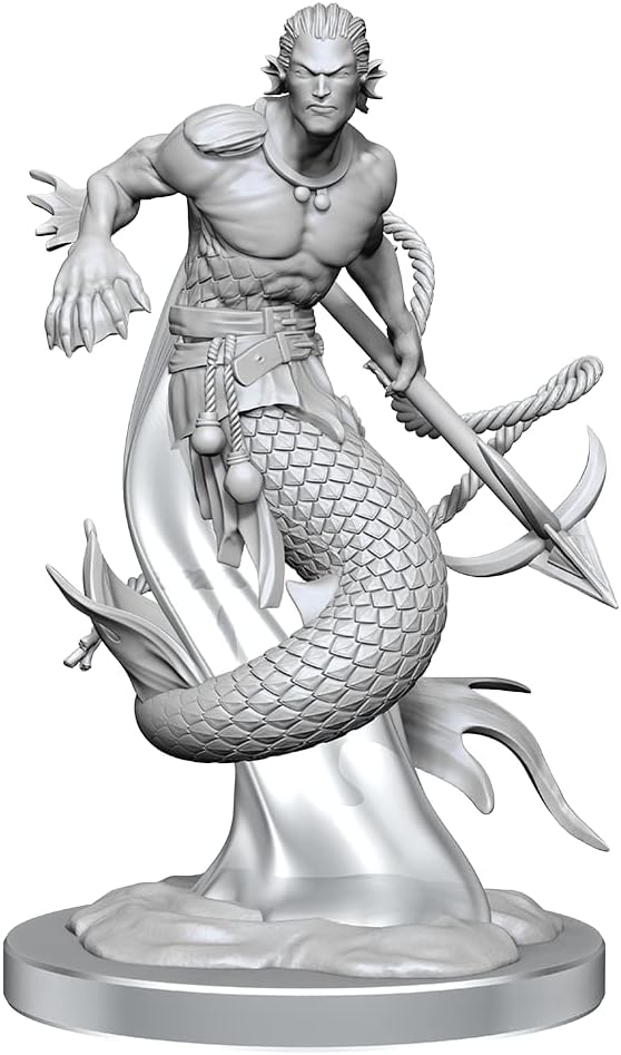 Nolzur's Unpainted D&D Miniatures - Merfolk Wave 20