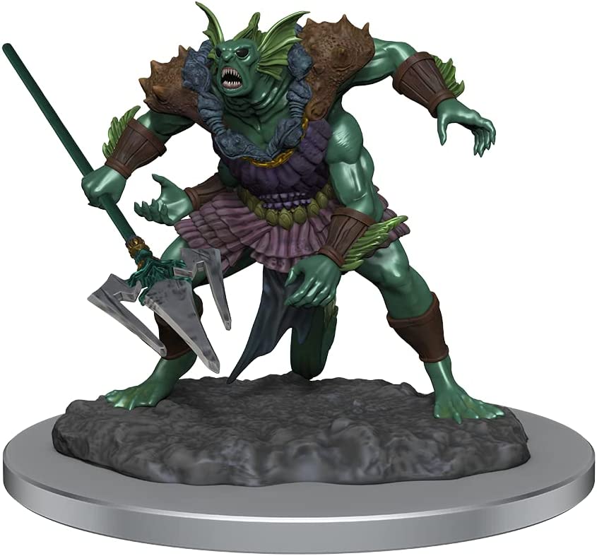 Nolzur's Unpainted D&D Miniatures - Sahuagin Baron Wave 20