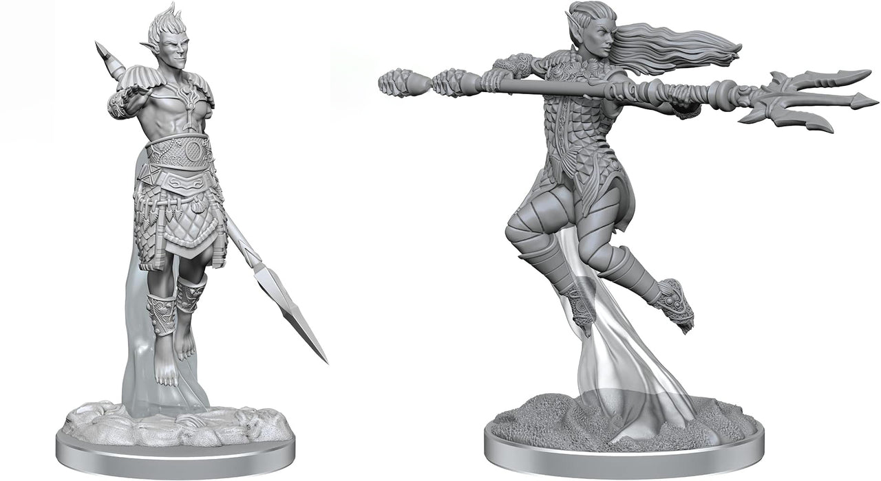 Nolzur's Figurines D&D Non Peinte - Sea Elf Fighters Wave 20