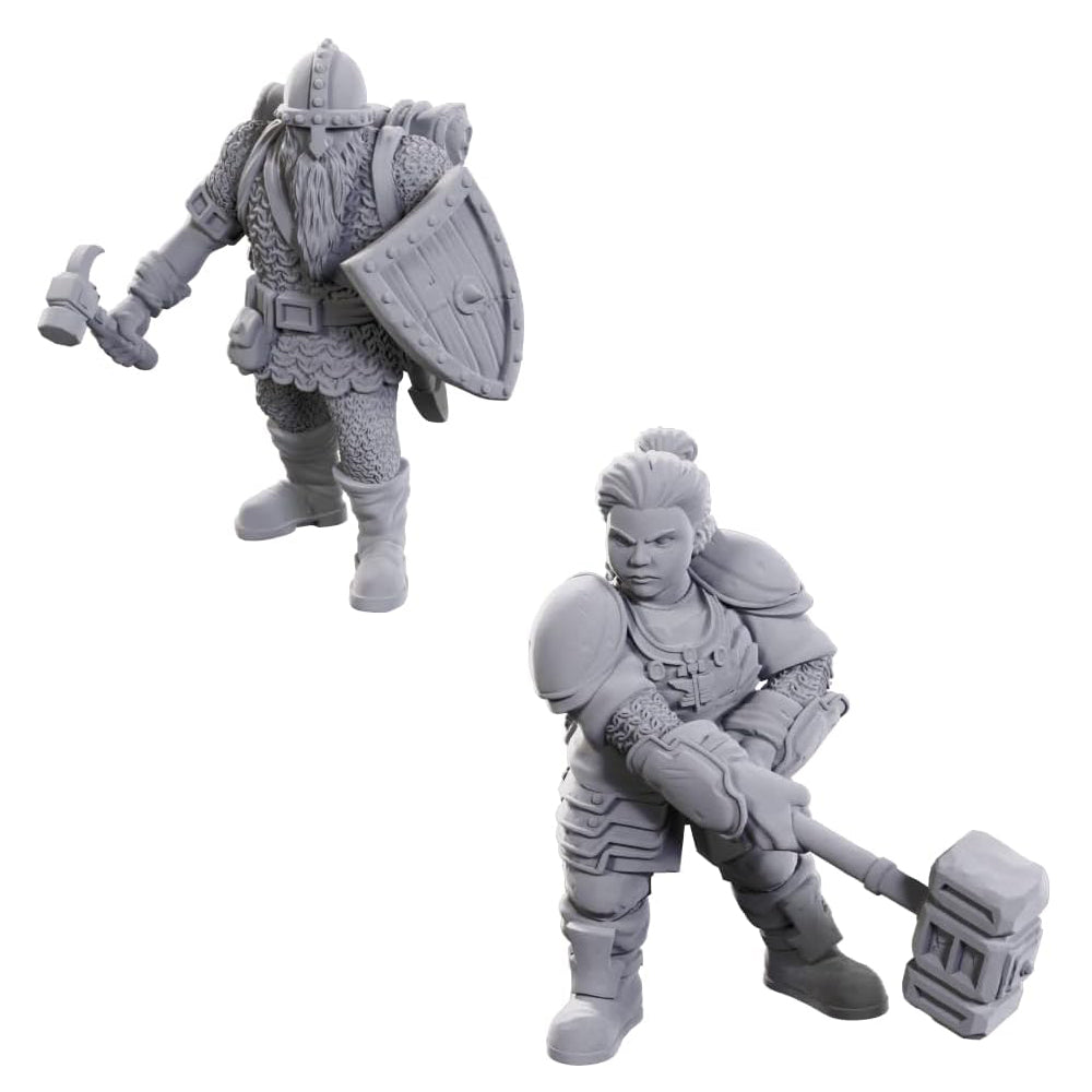 Nolzur's Unpainted D&D Miniatures - Dwarves 50th Anniversary