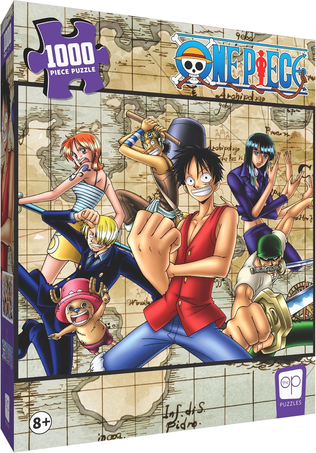 One Piece Straw Hat Crew - Casse-Tête 1000 morceaux