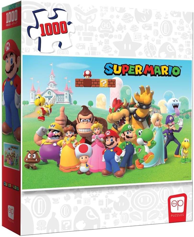 Super Mario Mushroom Kingdom - 1000 pc Jigsaw Puzzle
