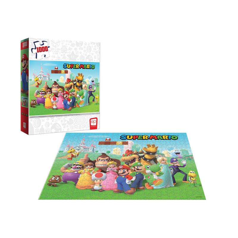 Super Mario Mushroom Kingdom - 1000 pc Jigsaw Puzzle
