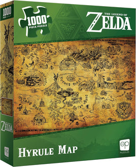 The Legend of Zelda Hyrule Map - 1000 pc Jigsaw Puzzle