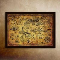 The Legend of Zelda Hyrule Map - 1000 pc Jigsaw Puzzle