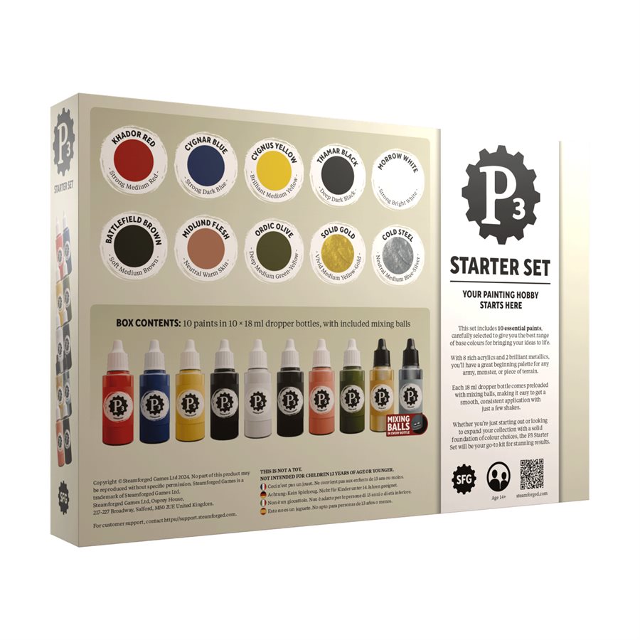 P3 Paints: Starter Set (EN)