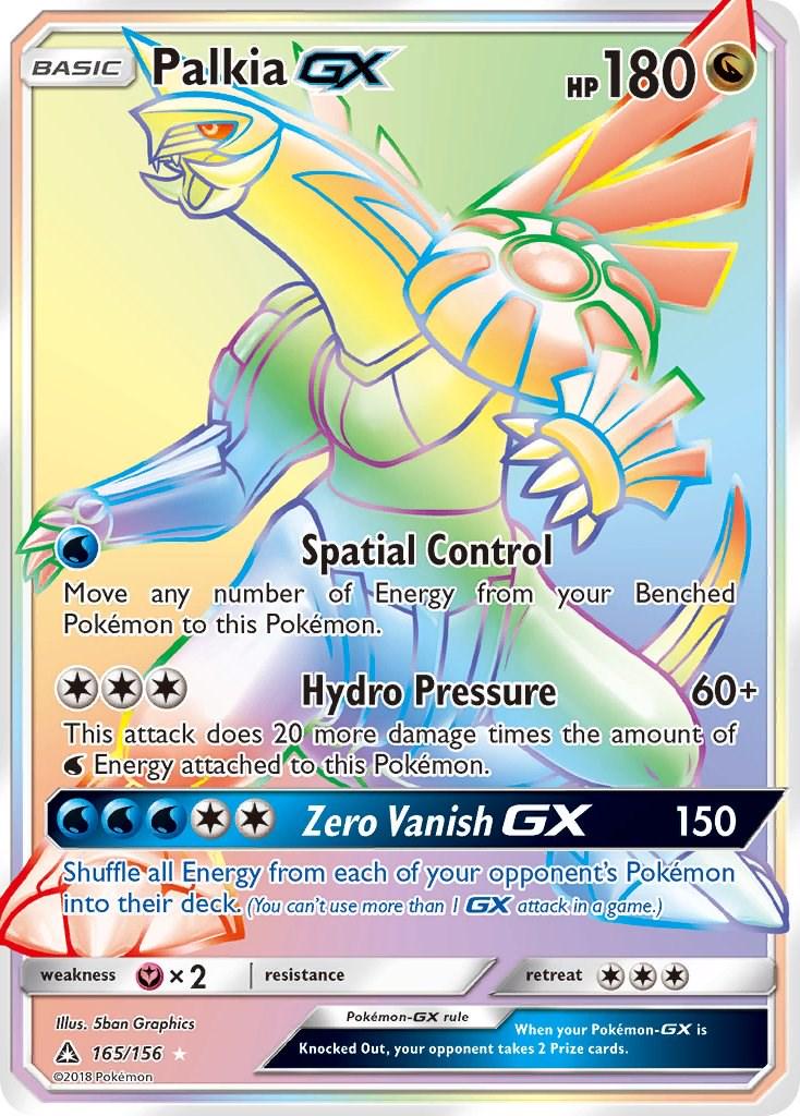 Pokémon TCG - Palkia Gx #165 Ultra Prism