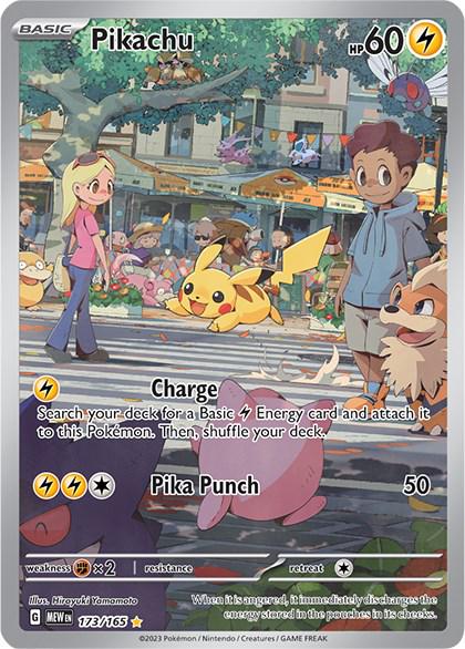 Pokémon TCG - Pikachu 151 Carte Simple