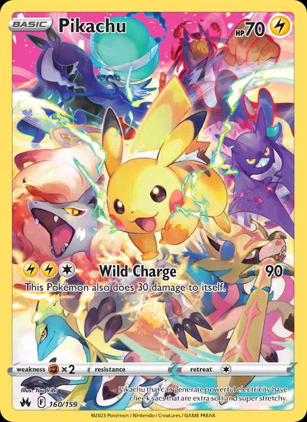 Pokémon TCG - Pikachu 160 Carte Simple