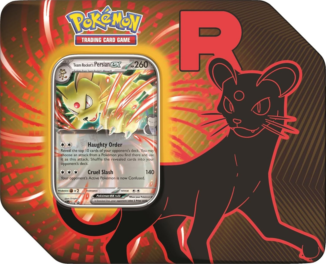 Pokémon TCG 2025 Team Rocket Tin - Persian (EN)