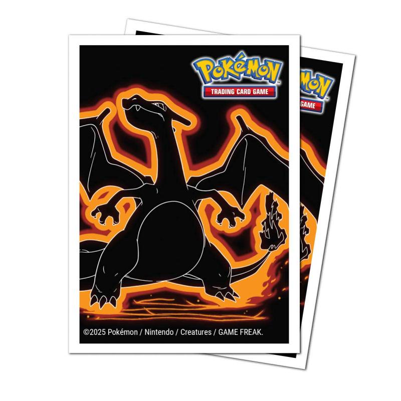 Pokémon Apex Deck Protector Neon Kanto - Charizard (105ct)
