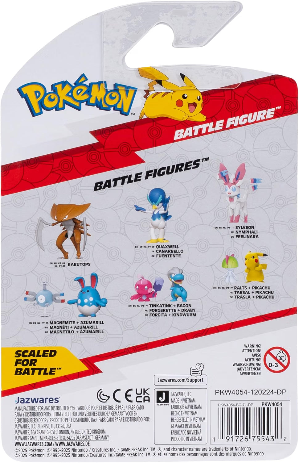 Pokémon Battle Figures: Magnemite and Azumarill Action Figures