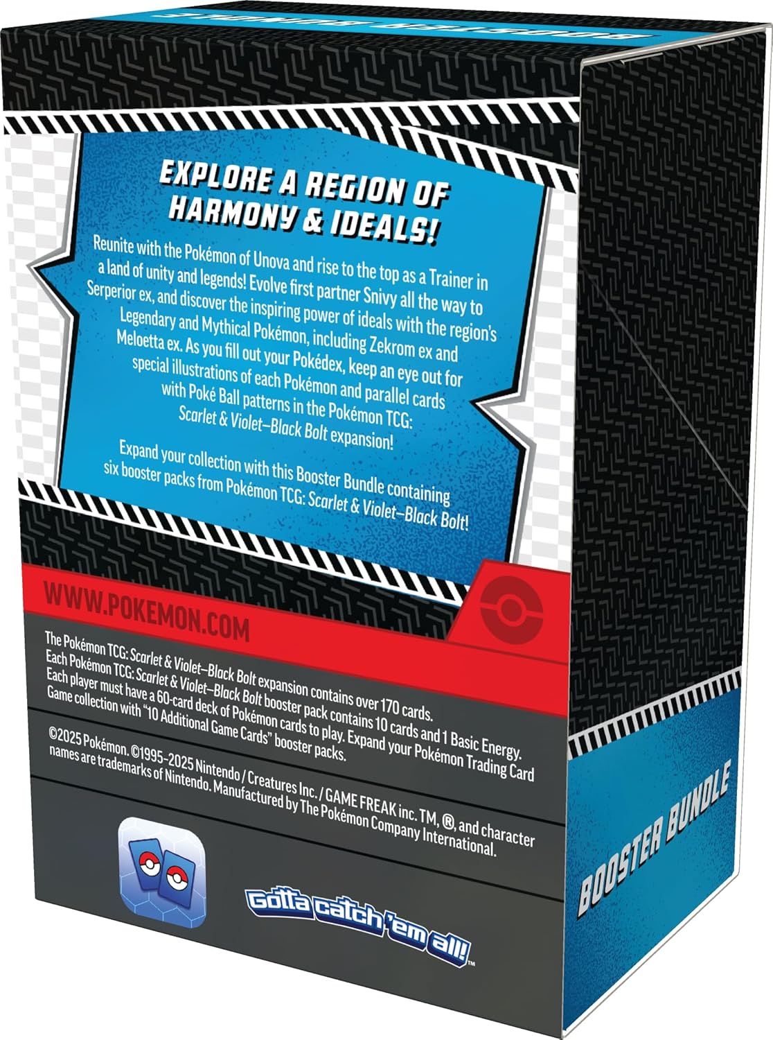 Pokémon TCG SV10.5 - Black Bolt Booster Bundle (6 Packs) (EN)