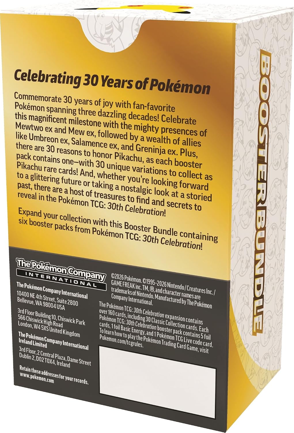 Pokémon TCG: 30th Celebration Booser Bundle (EN)