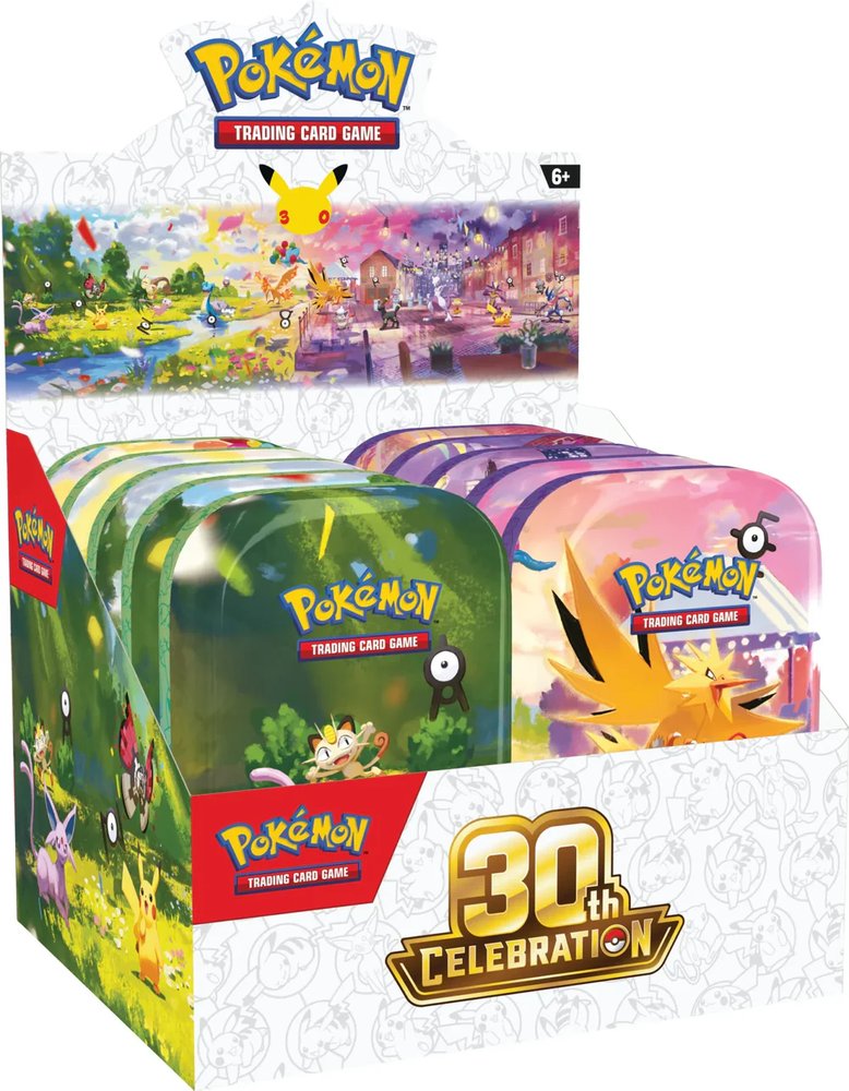 Pokémon TCG: 30th Celebration Day and Night Mini Tin - Modèle Aléatoire (EN)